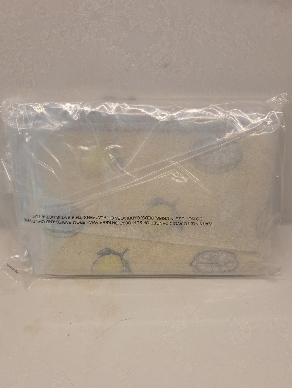 Coach Corner Zip Wristlet With Lemon Print